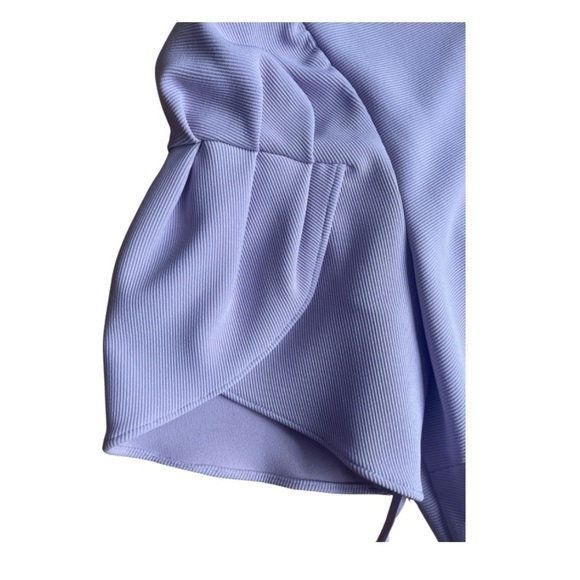 NWT Badgley Mischka Short Sleeve Midi Dress in Lavender - Picture 7 of 9